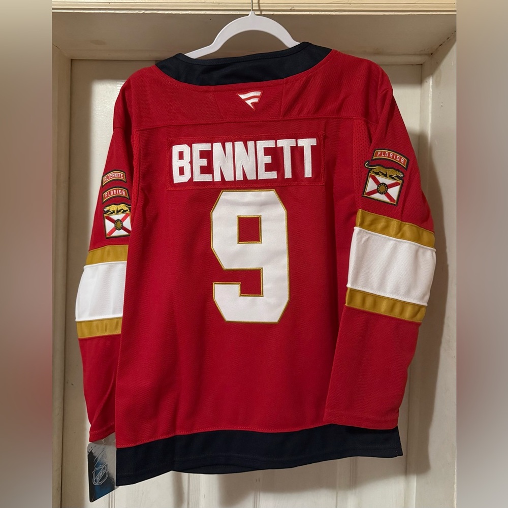 ♥️SOLD OUT ♥️Panthers Kids Red Hockey Jersey - Picture 2 of 2